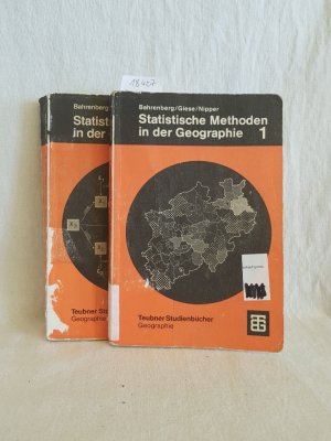 gebrauchtes Buch – Bahrenberg, Gerhard – Statistische Methoden in der Geographie, Band 1 (Univariate und bivariate Statistik) und Band 2 (Multivariate Statistik). - komplett! (= Teubner Studienbücher der Geographie).