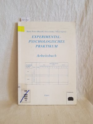 Experimentalpsychologisches Praktikum, Arbeitsbuch. (= Experimentalpsychologisches Experiment).