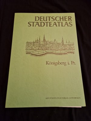 Deutscher Städteatlas: Lieferung II (1979), Nr. 7: Königsberg in Pr. (in einer Flügelmappe).