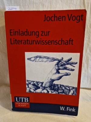 gebrauchtes Buch – Jochen Vogt – Einladung zur Literaturwissenschaft. (= UTB für Wissenschaft, UTB 2072; Studienbücher Literatur und Medien).