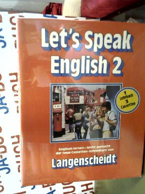 neues Spiel – unbekannt – Let's speak English 2. Englisch lernen - leicht gemacht. Der neue Cassetten-Schnellkurs von Langenscheidt. 1 Lehrbuch 3 Cassetten.