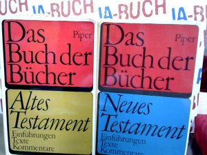 Das Buch der Bücher. Altes Testament, Neues Testament. Einführung, Texte, Kommentare. 2 Bücher.