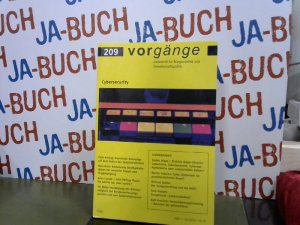 gebrauchtes Buch – unbekannt – vorgänge: Zeitschrift für Bürgerrechte und Gesellschaftspolitik. Cybersecurity. Heft 1/2015.