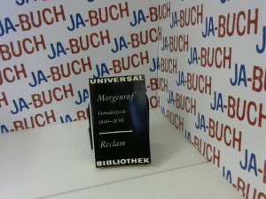 gebrauchtes Buch – Morgenruf. Vormärzlyrik 1840-1850