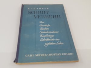 antiquarisches Buch – Scharkus Eduard – Schriftverkehr