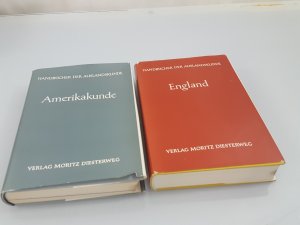 Konvolut 2 Bücher: Handbücher der Auslandskunde: Amerikakunde; England