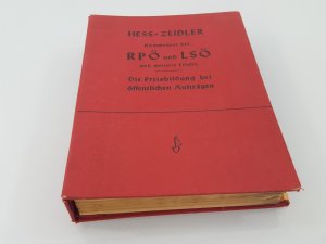 Kommentar der RPÖ und LSÖ und weiterer Erlasse. Die Preisbildung bei öffentlichen Aufträgen