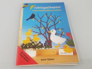 Frühlingsfenster Gestaltungsideen aus Tonkarton