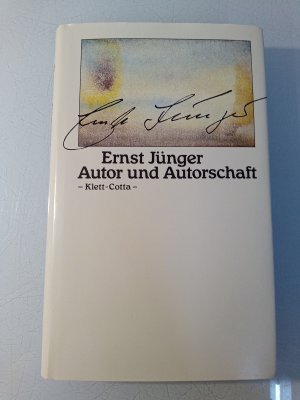 Autor und Autorschaft Ernst Jünger