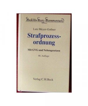 gebrauchtes Buch – Theodor Kleinknecht – Strafprozessordnung. gebrauchtes Buch – Theodor Kleinknecht – Strafprozessordnung.
