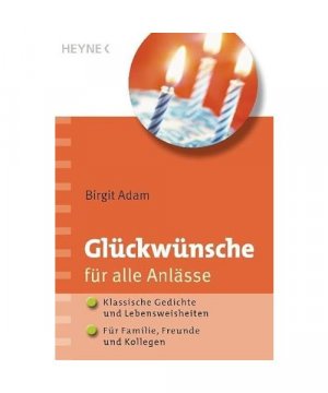 gebrauchtes Buch – Birgit Adam – Glückwünsche für alle Anlässe