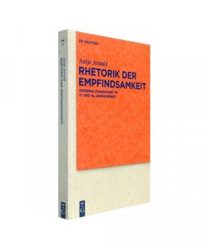 gebrauchtes Buch – Antje Arnold – Rhetorik der Empfindsamkeit