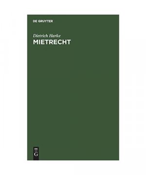 gebrauchtes Buch – Dietrich Harke – Mietrecht