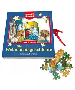 Die Weihnachtsgeschichte den Kindern erzählt. Buch und Puzzle.