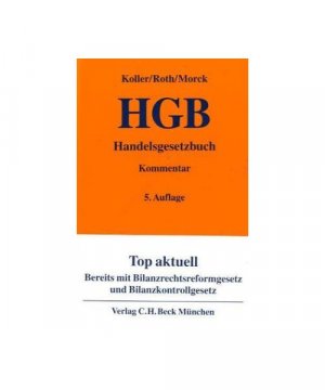 gebrauchtes Buch – Koller, Ingo /Roth – Handelsgesetzbuch