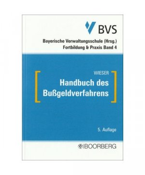 Handbuch des Bußgeldverfahrens