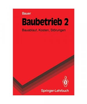 gebrauchtes Buch – Hermann Bauer – Baubetrieb II.