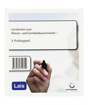 Lernkarten zum Klavier- und Cembalobauermeister