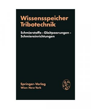 gebrauchtes Buch – H. Brendel, D – Wissensspeicher Tribotechnik