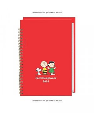 gebrauchtes Buch – Peanuts Familienplaner Buch A5 2016