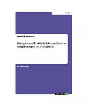 gebrauchtes Buch – Henriette Bartusch – Prinzipien und Praktikabilität verschiedener Pflegekonzepte bei Schlaganfall