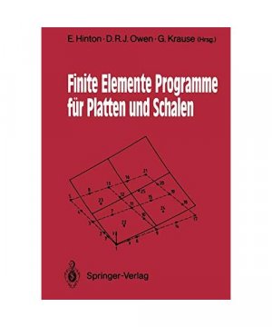 gebrauchtes Buch – Finite Elemente Programme für Platten und Schalen