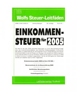 Einkommensteuer für 2005