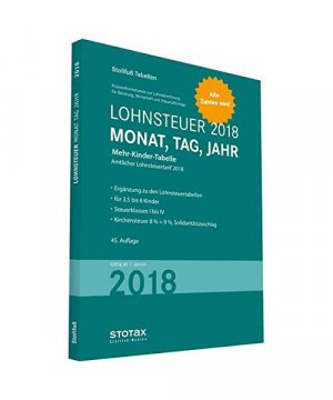 gebrauchtes Buch – Tabelle, Lohnsteuer 2018 Mehr-Kinder-Tabelle