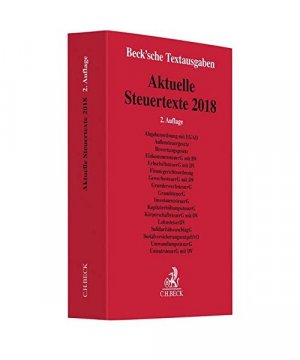 gebrauchtes Buch – Aktuelle Steuertexte 2018