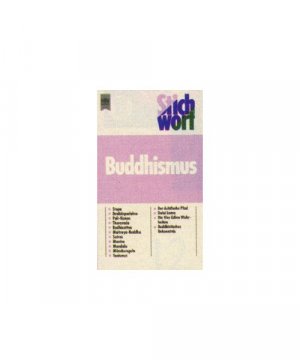 gebrauchtes Buch – Thomas Schweer – Stichwort Buddhismus.