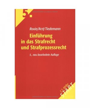 gebrauchtes Buch – Claus Roxin, Gunther Arzt – Einführung in das Strafrecht und Strafprozessrecht