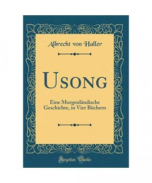 gebrauchtes Buch – Albrecht Von Haller – Usong