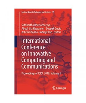 gebrauchtes Buch – International Conference on Innovative Computing and Communications