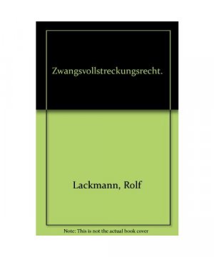 Zwangsvollstreckungsrecht.