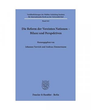 gebrauchtes Buch – Die Reform der Vereinten Nationen - Bilanz und Perspektiven