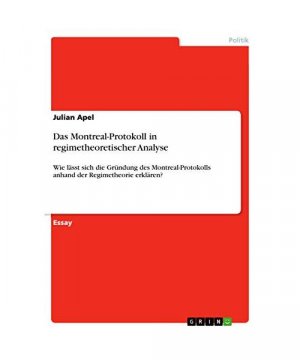 gebrauchtes Buch – Julian Apel – Das Montreal-Protokoll in regimetheoretischer Analyse