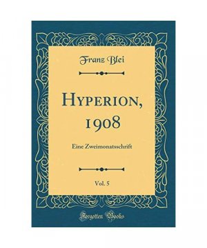 Hyperion, 1908, Vol. 5