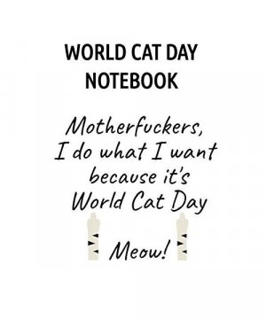 World Cat Day Notebook