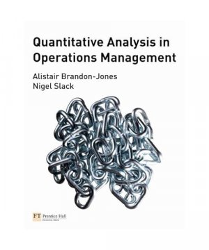 gebrauchtes Buch – Alistair Brandon-Jones – Quantitative Analysis in Operations Management