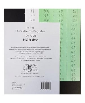 gebrauchtes Buch – DürckheimRegister® HGB im dtv (2022)