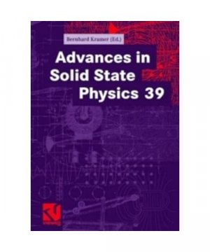 gebrauchtes Buch – Bernhard Kramer – Advances in Solid State Physics