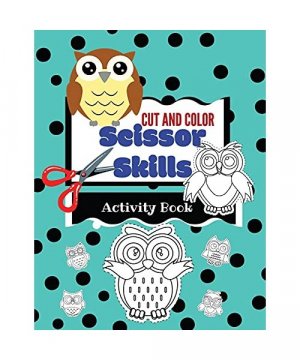 Cut and Color Scissor Skills Activity Book