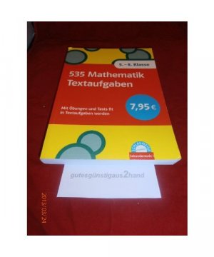 gebrauchtes Buch – 535 Mathematik Textaufgaben. 5.-8. Klasse