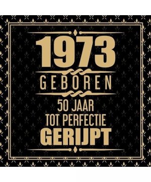 1970 Geboren 50 Jaar Tot Perfectie Gerijpt: Sarah 50e verjaardag Gastenboek | 50 jaar Gastenboek | Cadeau 50 jaar Abraham | 50 jaar verjaardag Gastenboek Goud Zwart - 60 beschrijfbare pagina's