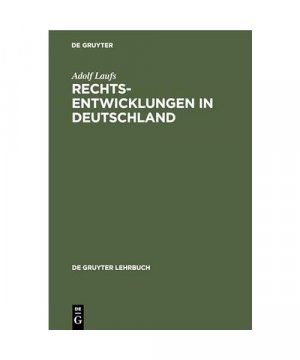 gebrauchtes Buch – Adolf Laufs – Rechtsentwicklungen in Deutschland