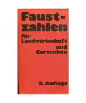 Faustzahlen für Landwirtschaft und Gartenbau