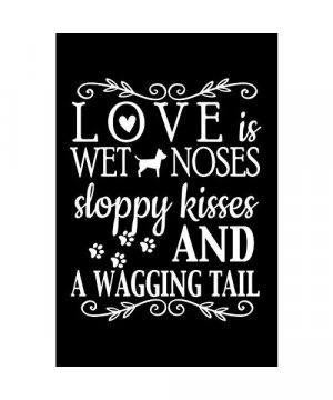 Love is Sloppy Kisses, Wet Noses & A Wagging Tail: Journal Notebook Gift for Dog and Puppy Lovers