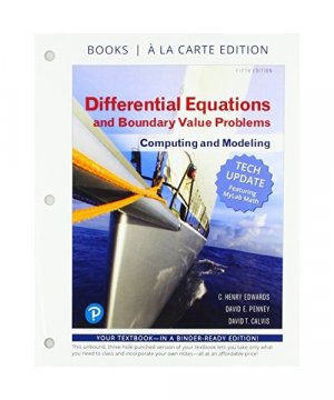 gebrauchtes Buch – Edwards, C. Henry – Differential Equations and Boundary Value Problems: Computing and Modeling : Tech Update, MyLab Math