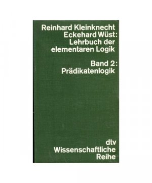 gebrauchtes Buch – Lehrbuch der modernen Logik II. Prädikatenlogik.