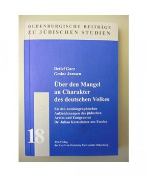 Über den Mangel an Charakter des deutschen Volkes